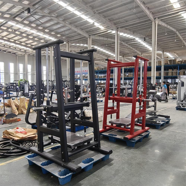 آلة ضغط الساق العمودية للجيم من مادة فولاذية لمعدات تدريب القوة