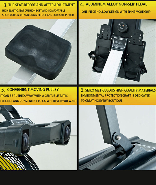 MND-W10 مجداف هوائي + مغناطيسي | نظام المقاومة المزدوج | اللياقة البدنية MND