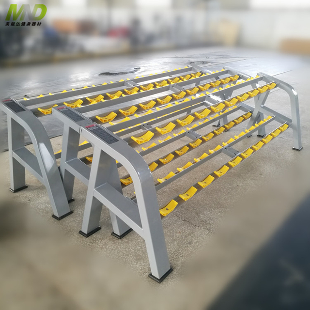 رف الدمبل F49 | تخزين الدمبل التجاري | منظمة معدات الصالة الرياضية