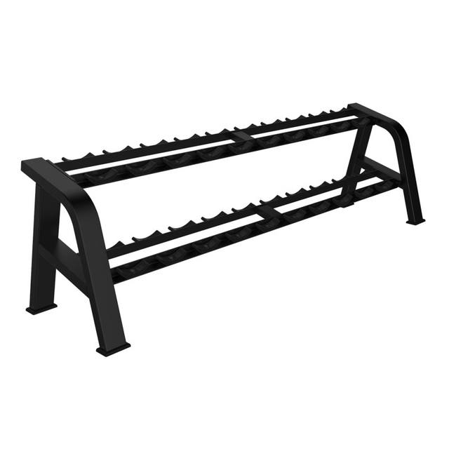 رف الدمبل F49 | تخزين الدمبل التجاري | منظمة معدات الصالة الرياضية