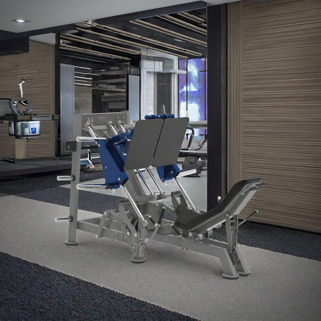 نظام مزدوج للضغط على الأرجل BSW-SPL37 بزاوية 45 درجة | تمرين ضغط الأرجل المزدوج | مدرب أرجل محترف