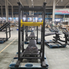 آلة ضغط الساق العمودية للجيم من مادة فولاذية لمعدات تدريب القوة